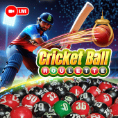 Cricket Ball Roulette live dealer cover art